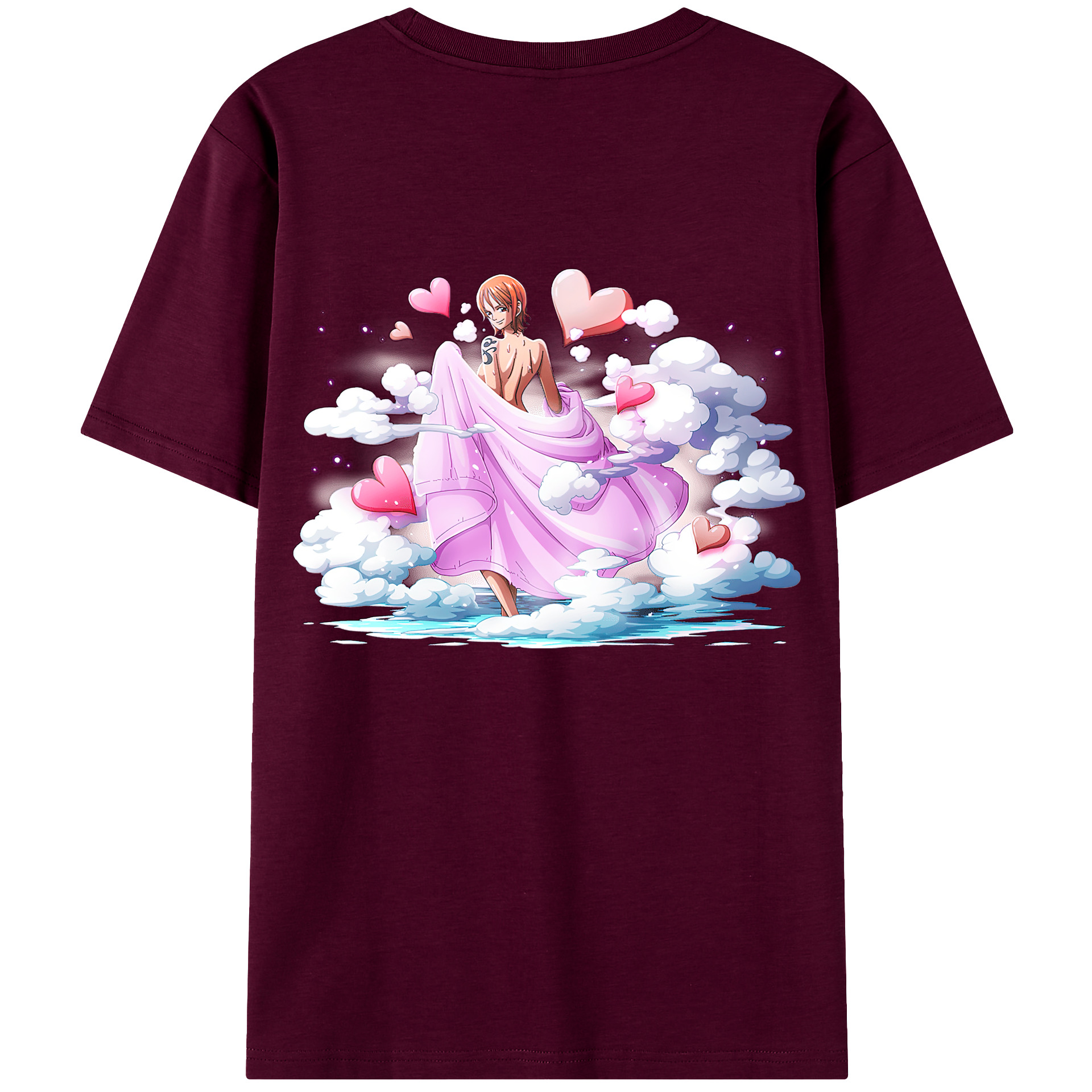 （画像用） ワンピース ナミ ONE PIECE Nami レディース半袖Tシャツ(バックプリント)